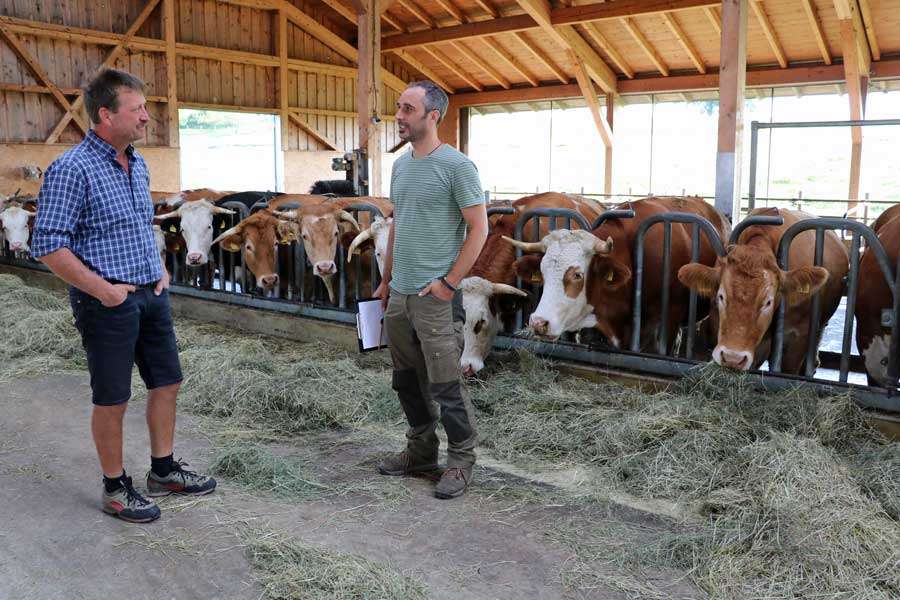 Beratungsbesuch (Quelle: Sebastian Wagner, Beratung für Naturland)